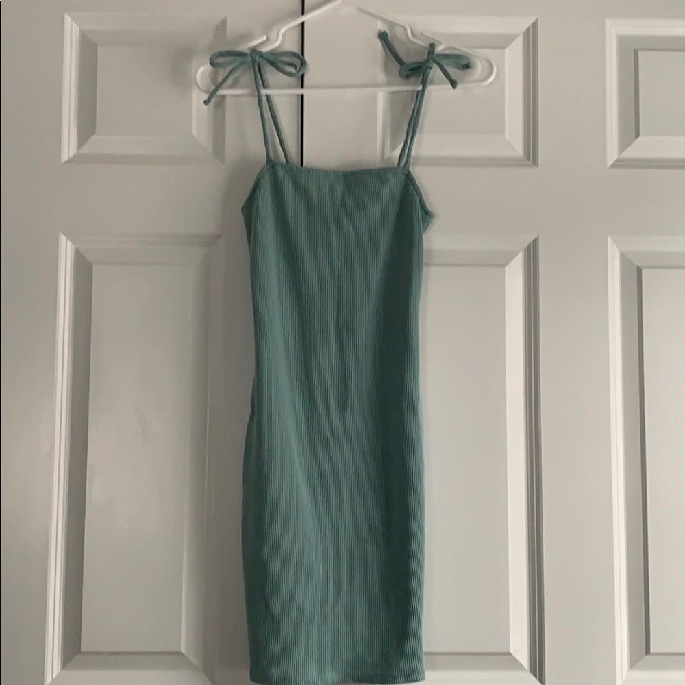 Sage green dress